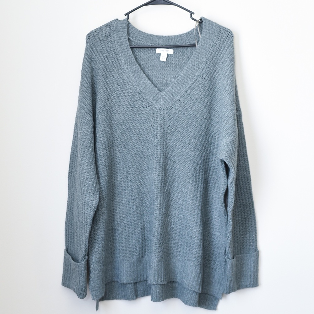 Nine West Super Cozy Sage Green Sweater - XXL